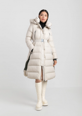 Пуховик Naumi 1799qw-0078-qr001 - Молочный - 46